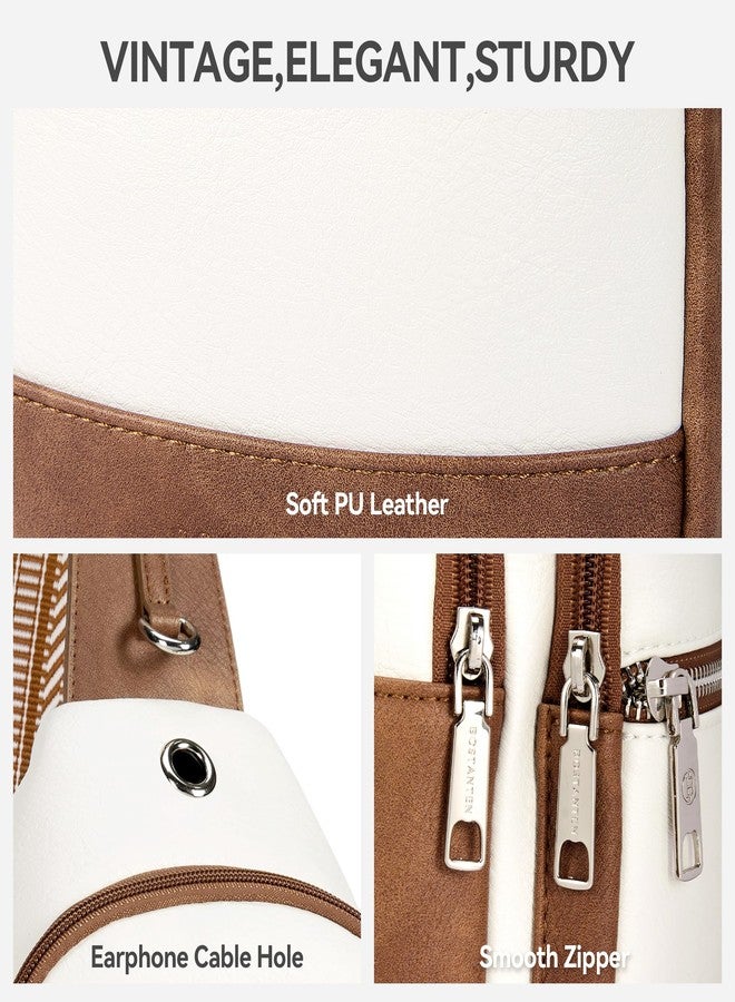 BOSTANTEN 7L Sling Bag For Women CrossBody Bags Large Cross Body Purse Vegan Leather Sling Backpack for Travel Essentials - Image 5