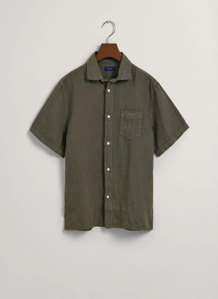 غانت Gant Teens Linen Short Sleeve Shirt