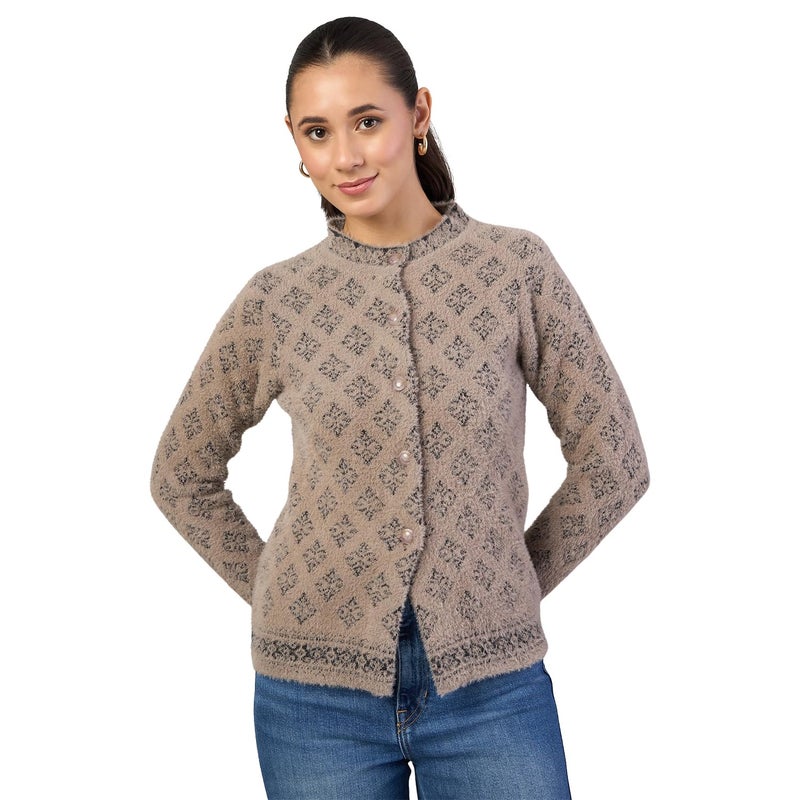 Duke Women Front Open Short Cardigan - Image 5