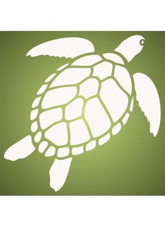 Usnyabni Stencils for Walls: Turtle Stencil, 6.5 x 6.5 inch (L) - Sea Ocean Nautical Seashore Reef Endangered Stencils for Painting Template  - Image 5