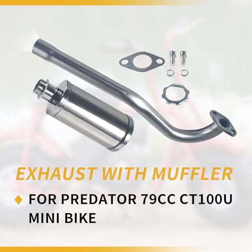 pinkhatcat Exhaust With Muffler for Coleman CT100U Mini bike - Image 3