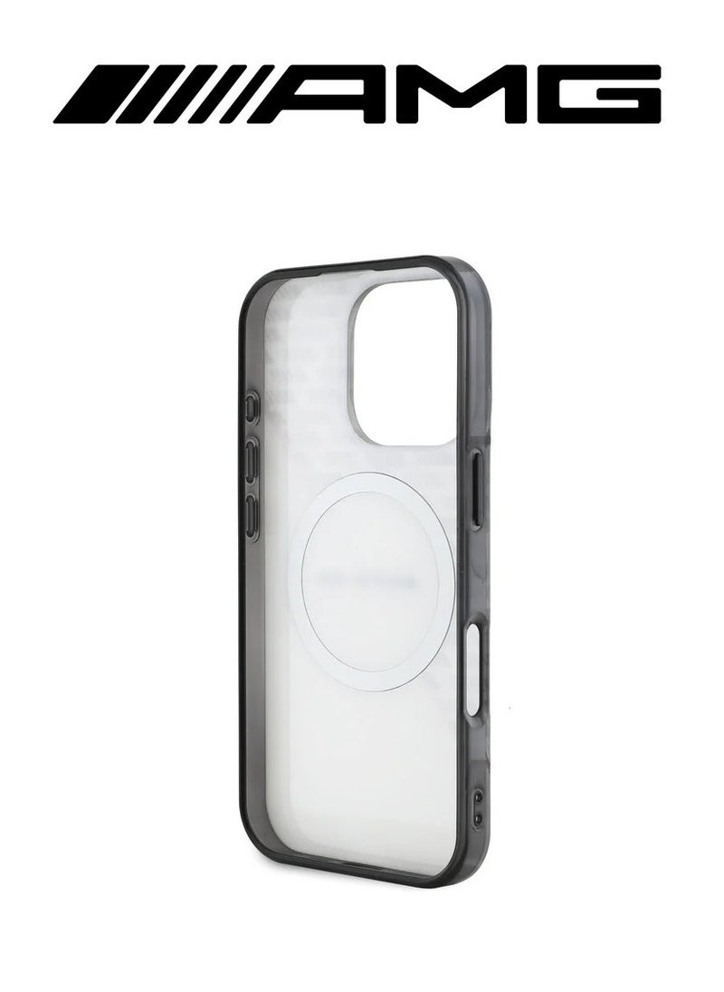 CG MOBILE - iPhone 16 Pro Max back Case, supports wireless charging, with a semi-transparent and elegant design with an original character from the global brand (AMG) - Image 1