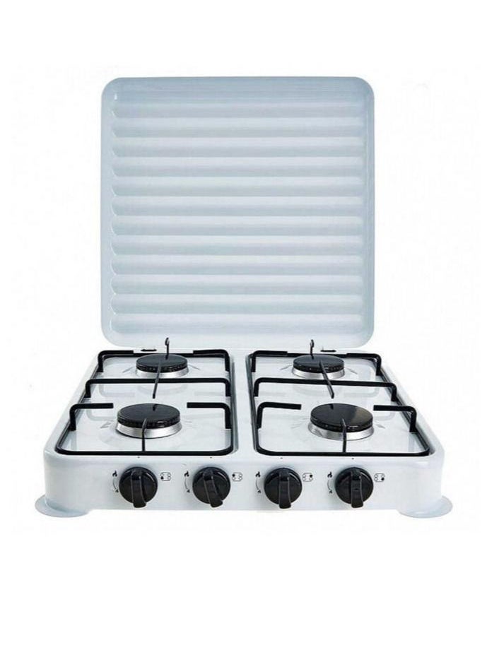 Generic Four burner gas stove with a portable lid  - Image 1