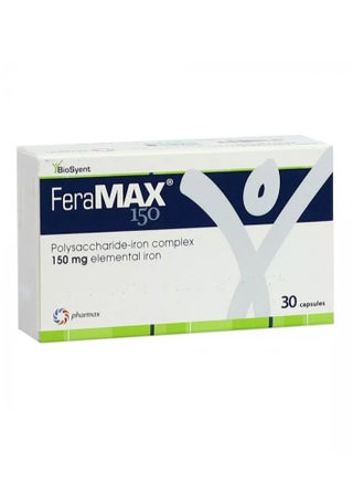 Feramax 150 mg Elemental Iron Capsules 30's - pzsku/ZDCEEBA123E0BBA832873Z/45/_/1703337014/20d14c13-bccb-4d18-b9d4-8504946ee491