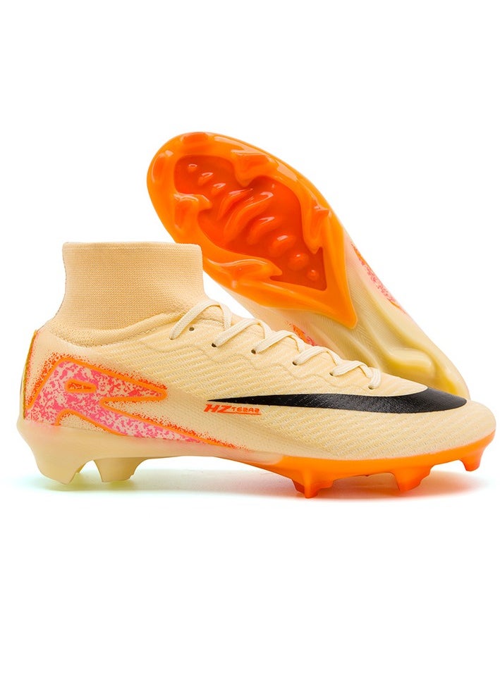 SKT Shiketro - Low-Top Football Shoes, Long-Spike World Cup TF Broken-Spike Grass Football Shoes For Male And Female Students, Personalized High-Top Sports Shoes - Image 1