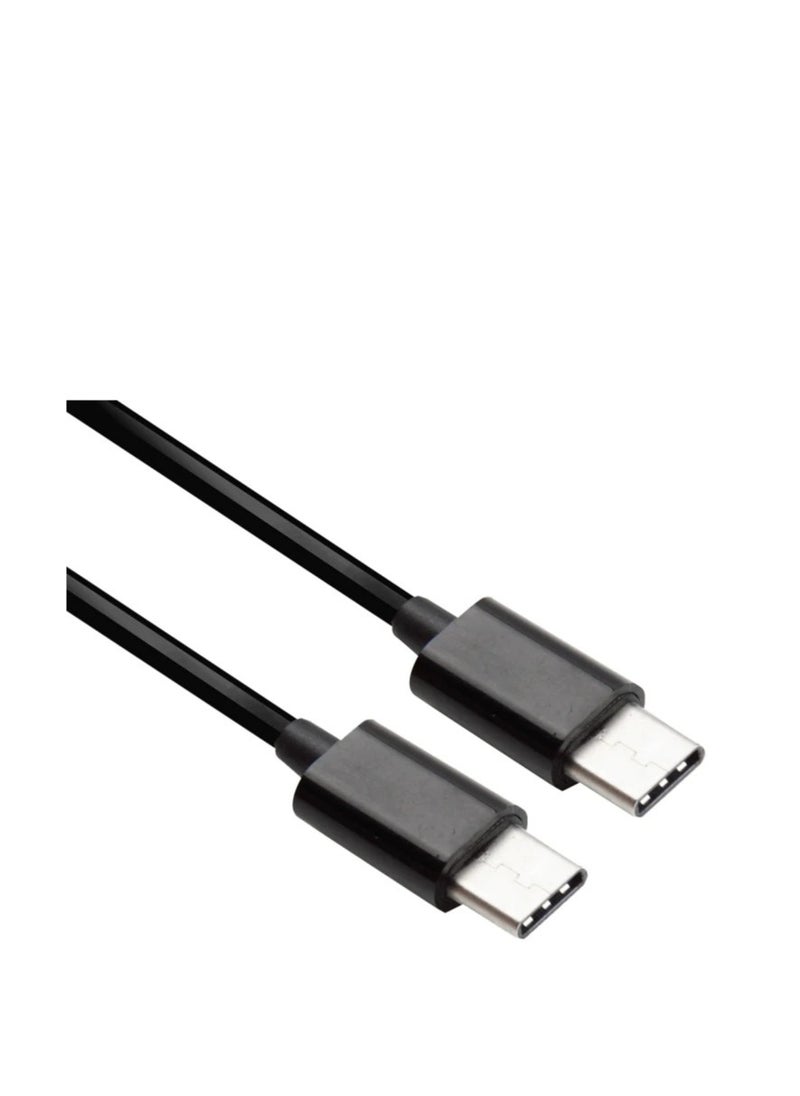 TWEGGON USB C To USB C Phone Charger Cord Coiled Spring Wire, USB C Type C Stretching Charger Cable 1.5meter stretchable Black  - Image 2