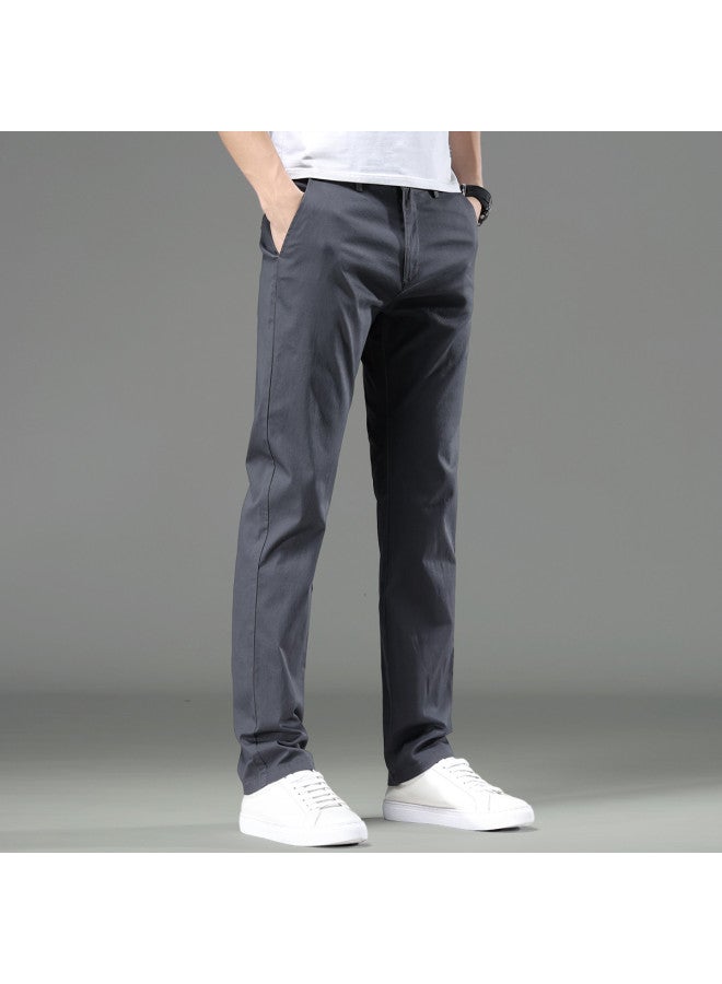 Fapai Popular Men's Casual Pants Autumn Winter Slim Fit Comfortable Commuting Urban Simple Versatile Men's Pants Casual Pants - Image 5