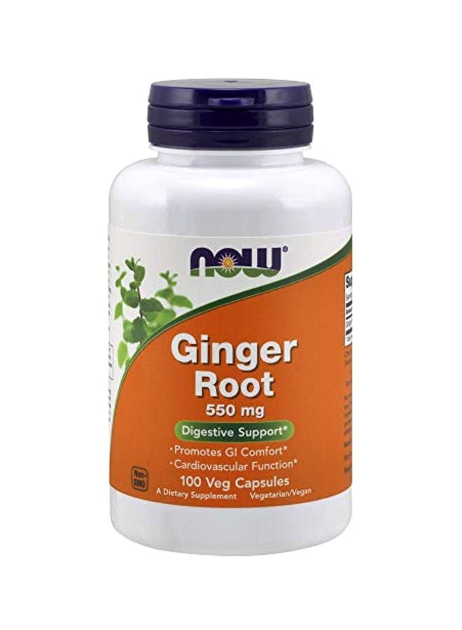 Now Foods Ginger Root Digestive Support - 100 Capsules - Image 1