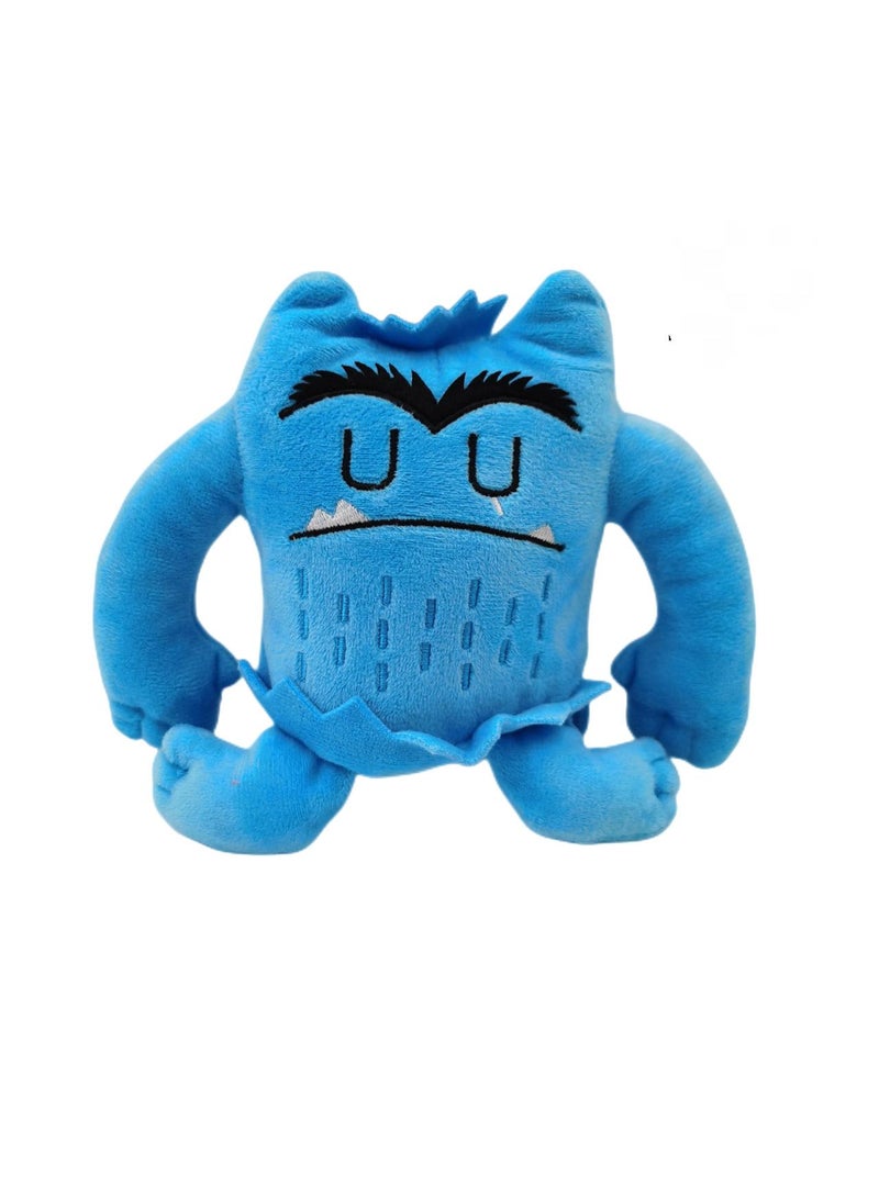 Cute Expression Doll Little Monster Plush Toy Blue 13Cm - Image 1