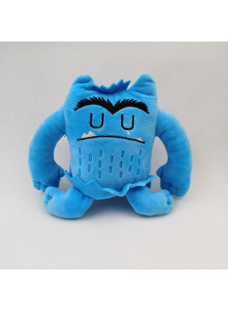 Cute Expression Doll Little Monster Plush Toy Blue 13Cm - Image 2