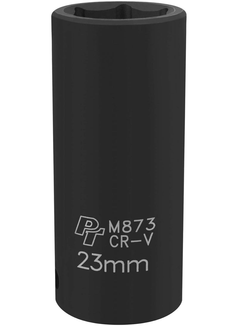 Performance Tool Performance Tool M873 1/2 Drive 6pt Impact Socket, 23mm  - Image 2