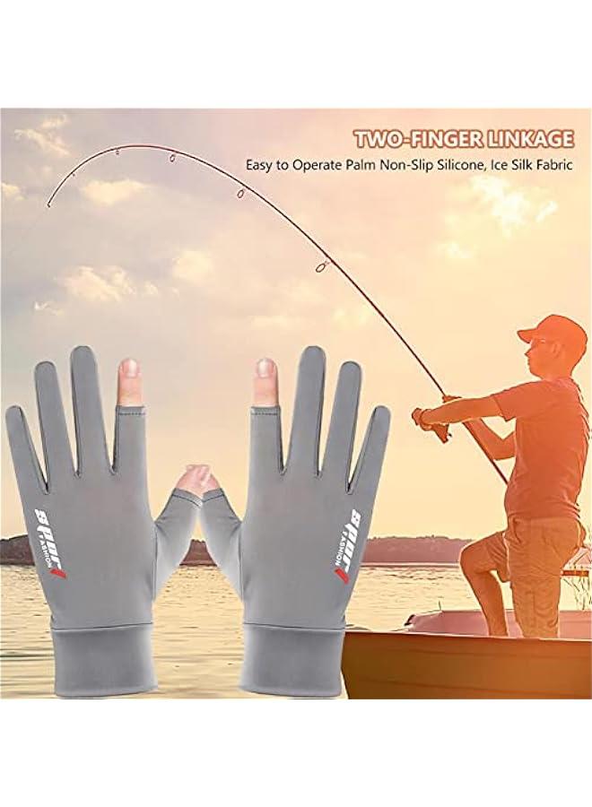 MOXO UV Protection Gloves | Men Women UV Sun Protection Driving GlovesFlexible Touchscreen Gloves for Fishing Running Hiking Cycling - Image 2