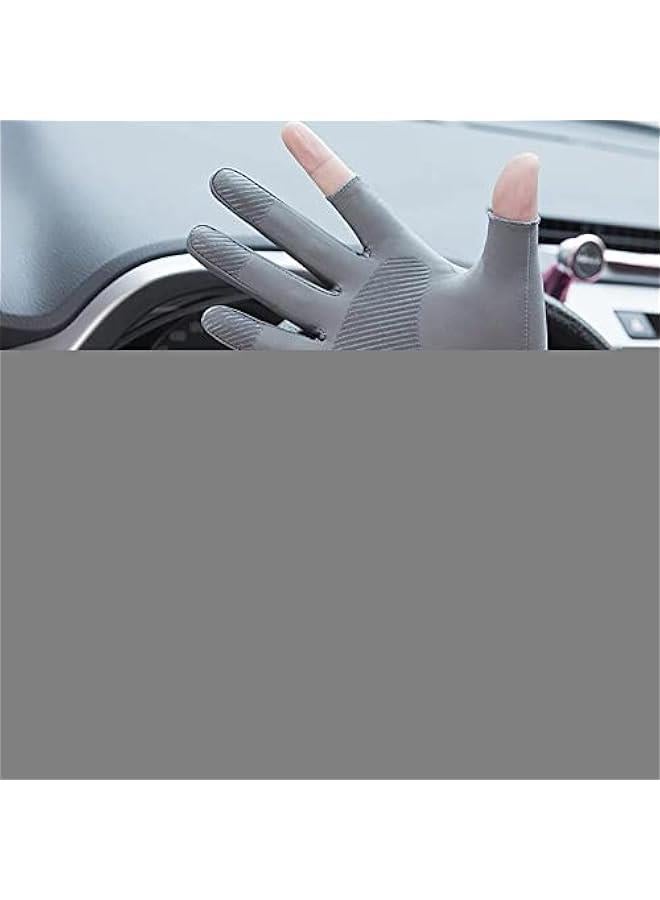 MOXO UV Protection Gloves | Men Women UV Sun Protection Driving GlovesFlexible Touchscreen Gloves for Fishing Running Hiking Cycling - Image 3