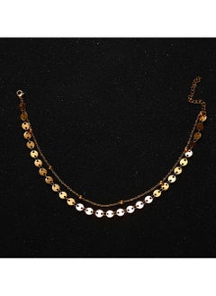 DZ Metal Sequins Double-Layered Anklet  - Image 2