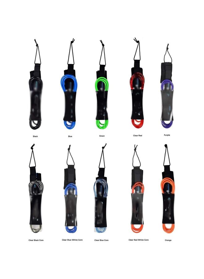 LAMAY Surfboard Leash, Straight Surf Board Leashes, Legrope Strap for Shortboard, Skimboard, Fishboard, Longboard, Paddleboard, Replacement Leg Rope - Image 2