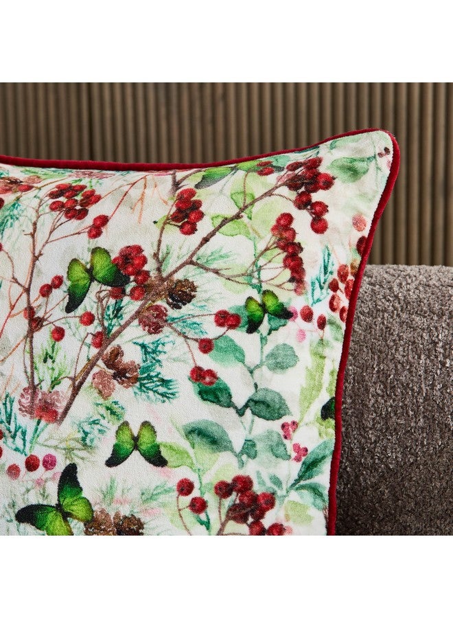 Home Box Xmas Berries Filled Cushion 45 x 45 cm - Image 2