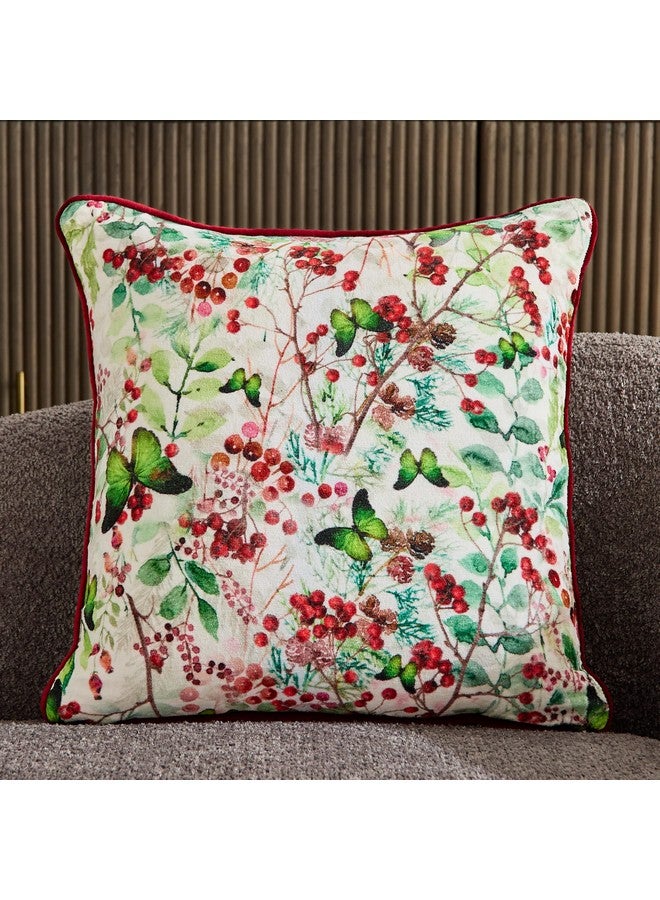 Home Box Xmas Berries Filled Cushion 45 x 45 cm - Image 1