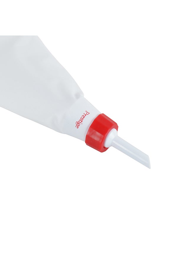 Prestige Icing Bag With 6 Plastic Nozzles White/Red 23.2x11.8x2.8cm - Image 4