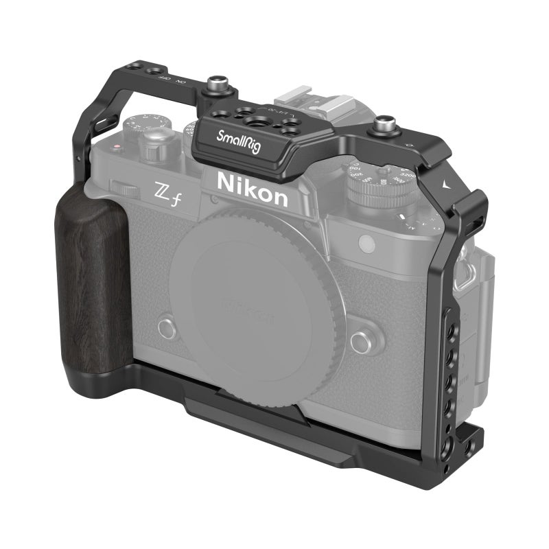 SmallRig Z f Camera Cage for Nikon, with Ergonomic Ebony Grip, Built-in Quick-Release Plate for Arca for Quickly Switch on Gimbal/Tripods/Handheld Shooting - 4261 - Image 1