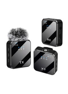 Wireless Lavalier Microphone, TikTok Live Mobile Video Recording 2.4G Noise Reduction Mini Microphone for Live Video, Recording Vlog, Interview, Online Classroom