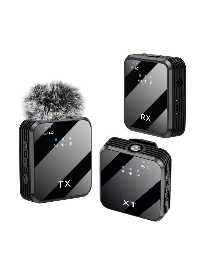 Generic - Wireless Lavalier Microphone, TikTok Live Mobile Video Recording 2.4G Noise Reduction Mini Microphone for Live Video, Recording Vlog, Interview, Online Classroom - Image 1
