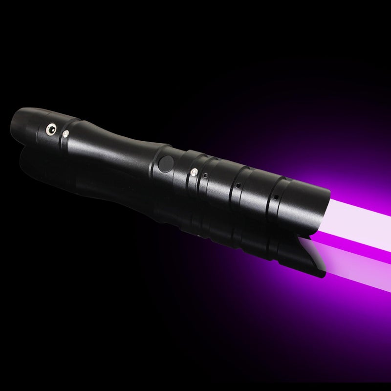 YDDSABER Pro Dueling LightsaberHeavyDuty Light SaberFX Sword Aluminum Hilt Removable BladeBlaster Swing Rechargable Light Up Toys for Adults Kids 382inchPinkishPurple - Image 2