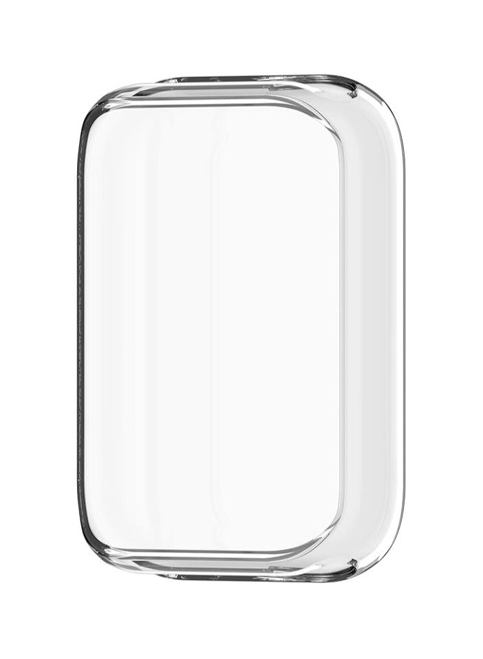 Case Compatible with Xiaomi Smart Band 9 Pro/Band 8 Pro, Anti-Scratch, Soft TPU Plating All-Inclusive Protection Watch Case (Transpert) - Image 3