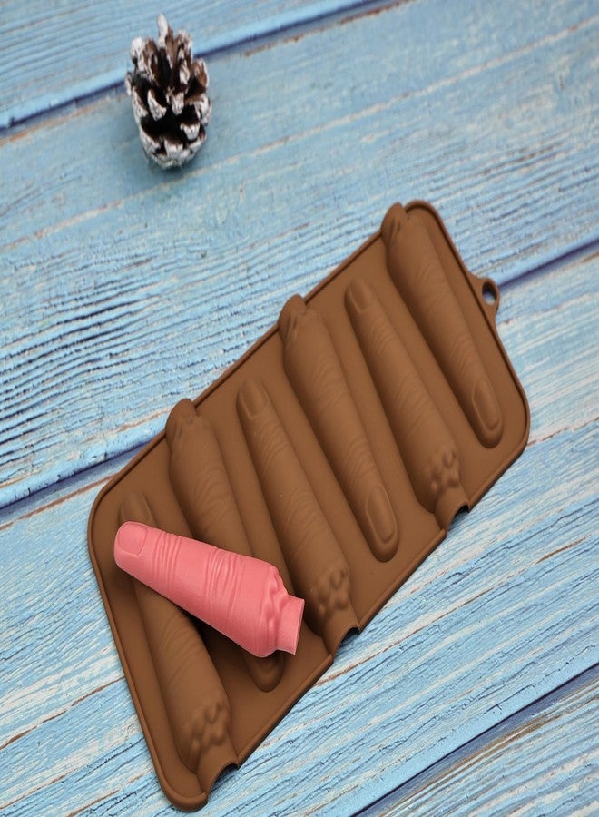 EDUEE Halloween Finger Chocolate Molds 3pcs Fake Finger Silicone Mold For Candy, Biscuit Cookies, Candle, Soap, Cake Decoration(size 3.6x1inch) - Image 5