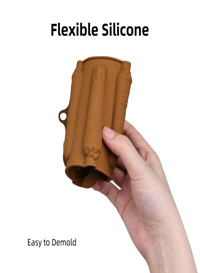 EDUEE Halloween Finger Chocolate Molds 3pcs Fake Finger Silicone Mold For Candy, Biscuit Cookies, Candle, Soap, Cake Decoration(size 3.6x1inch) - Image 4