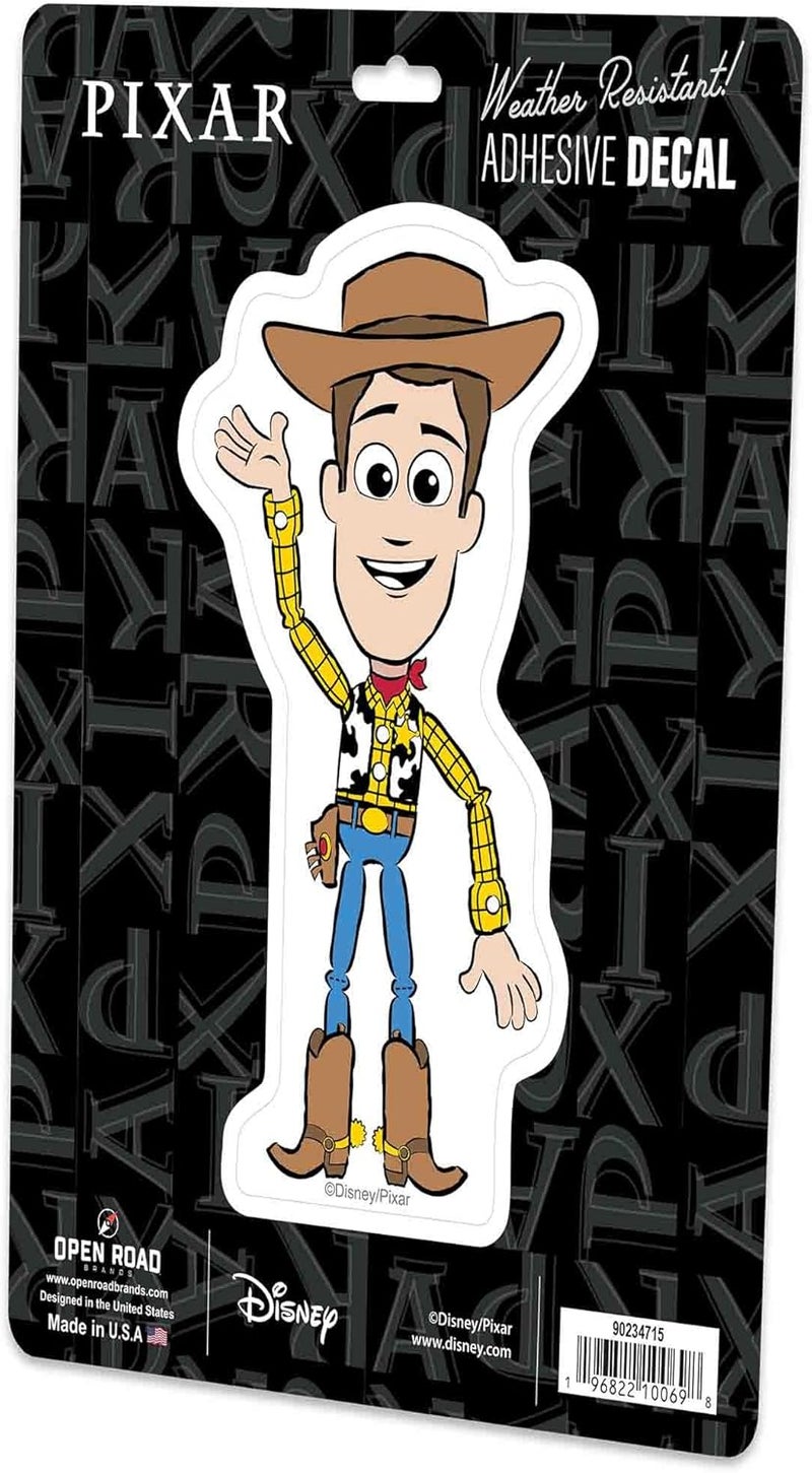 Open Road Brands Disney Pixar Toy Story Woody Adhesive Vinyl Decal - Fun Woody Sticker for Car or Truck - Image 2