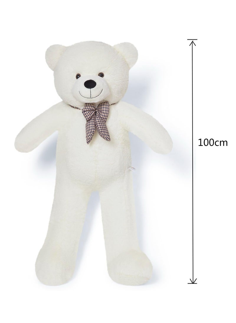 XICEN Giant Teddy Bear Plush Toy - Ultra Soft & Cute Large Stuffed Animal 100cm, Perfect for Anniversary, Birthdays, Valentines Day Gifts (Kids, Couples, Family) - Image 5