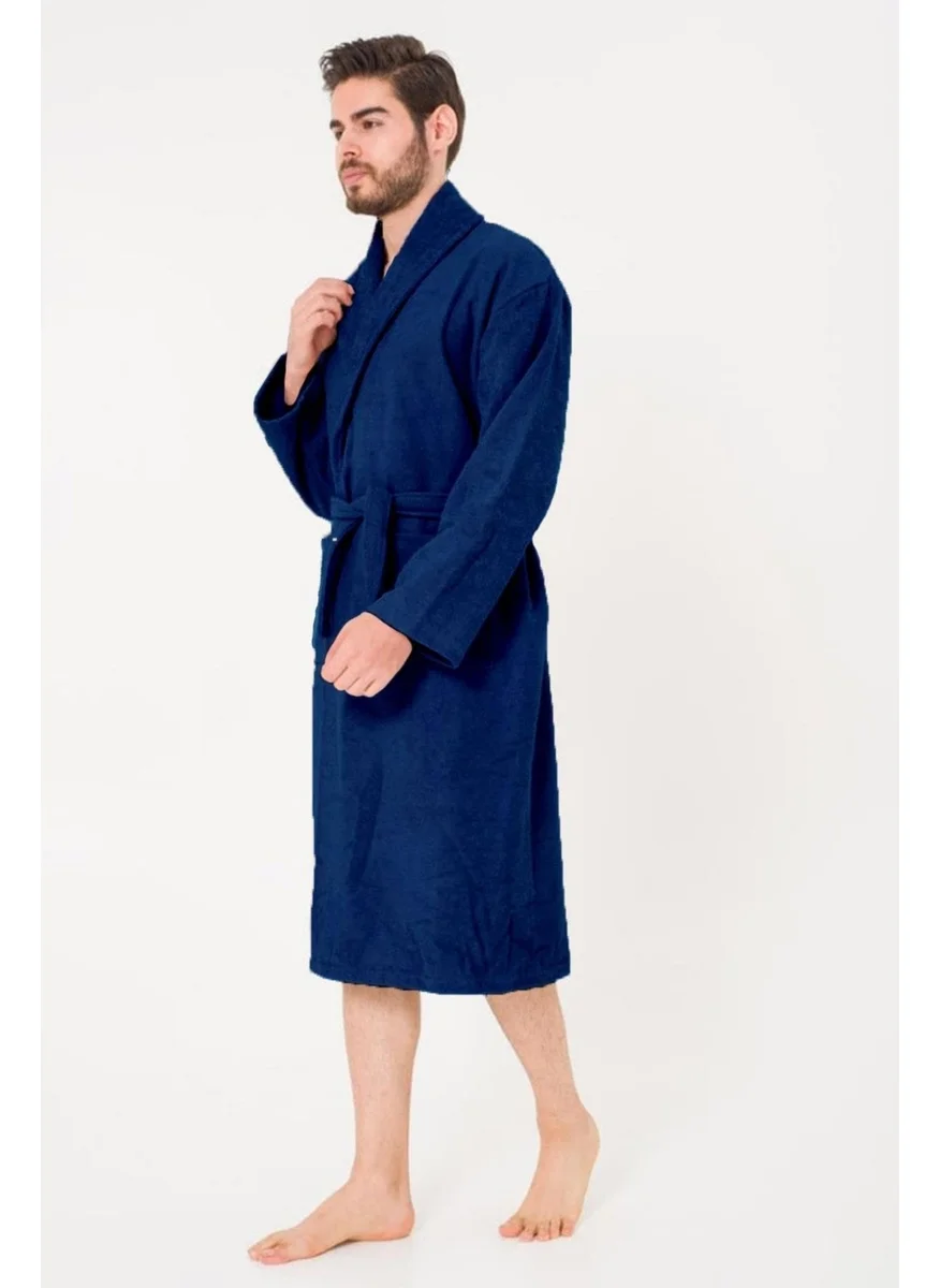 كوتن كونسيبت Oversize Cotton Shawl Collar Men's Bathrobe