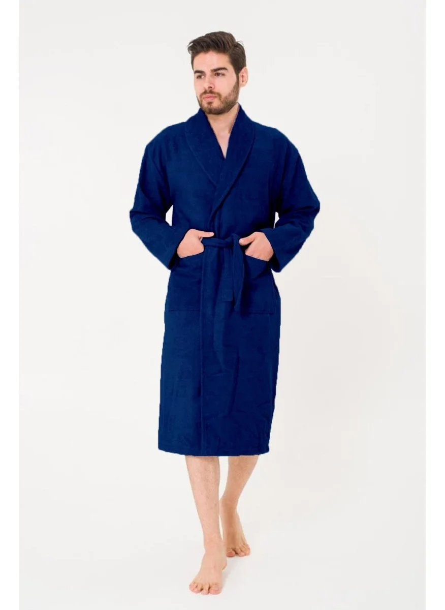 كوتن كونسيبت Oversize Cotton Shawl Collar Men's Bathrobe