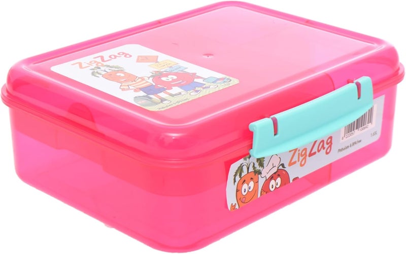ZigZag Fuchsia Food Container – 1.65 Liters - Image 2