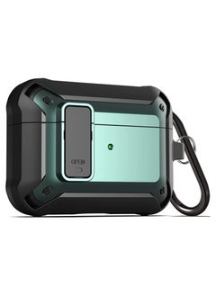 Upgraded [Secure Lock] Armor Airpod Pro Case, Fibuntun Shockproof AirPods Pro Cover Cool iPod Pro Case Designed for Apple Air Pod Wireless Pro Cases for Men Women