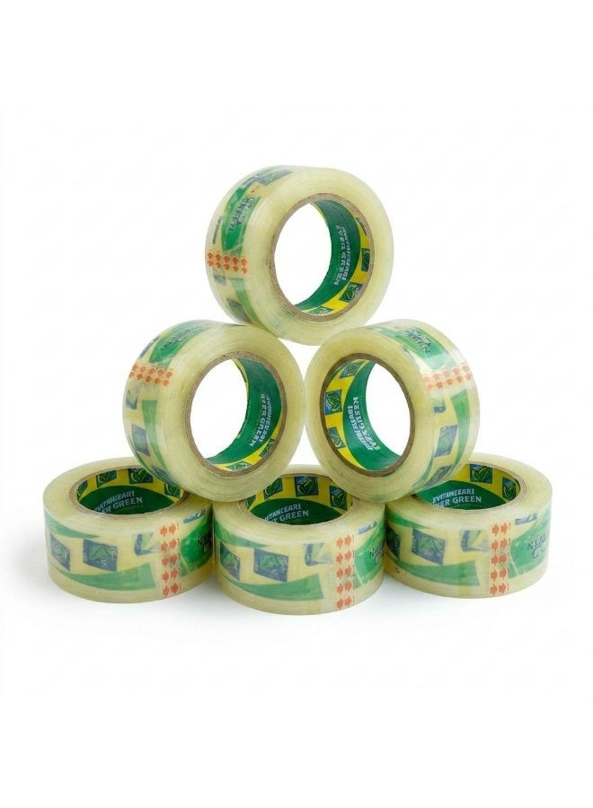 Golden tape Wide Clear Packing Tape, 6 Pieces, 100 Yards - Image 2