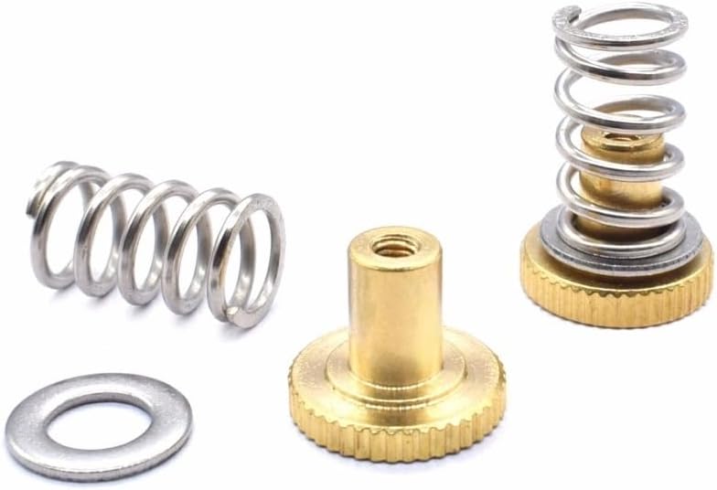 Ultimaker 2 3D Printer Parts 4 Set Adjustment Nuts Springs Flat Washers Accessories - Image 4