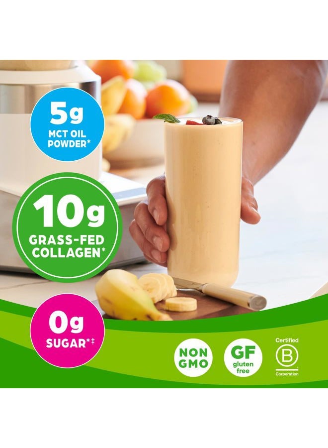 Orgain Keto Collagen Protein Powder, Vanilla - 10g Grass Fed Hydrolyzed Collagen Peptides for Women & Men, Type I & III, 5g MCT Oil - Hair, Skin, Nail, & Joint Support, Non-GMO, Gluten Free - 0.88lb - Image 3