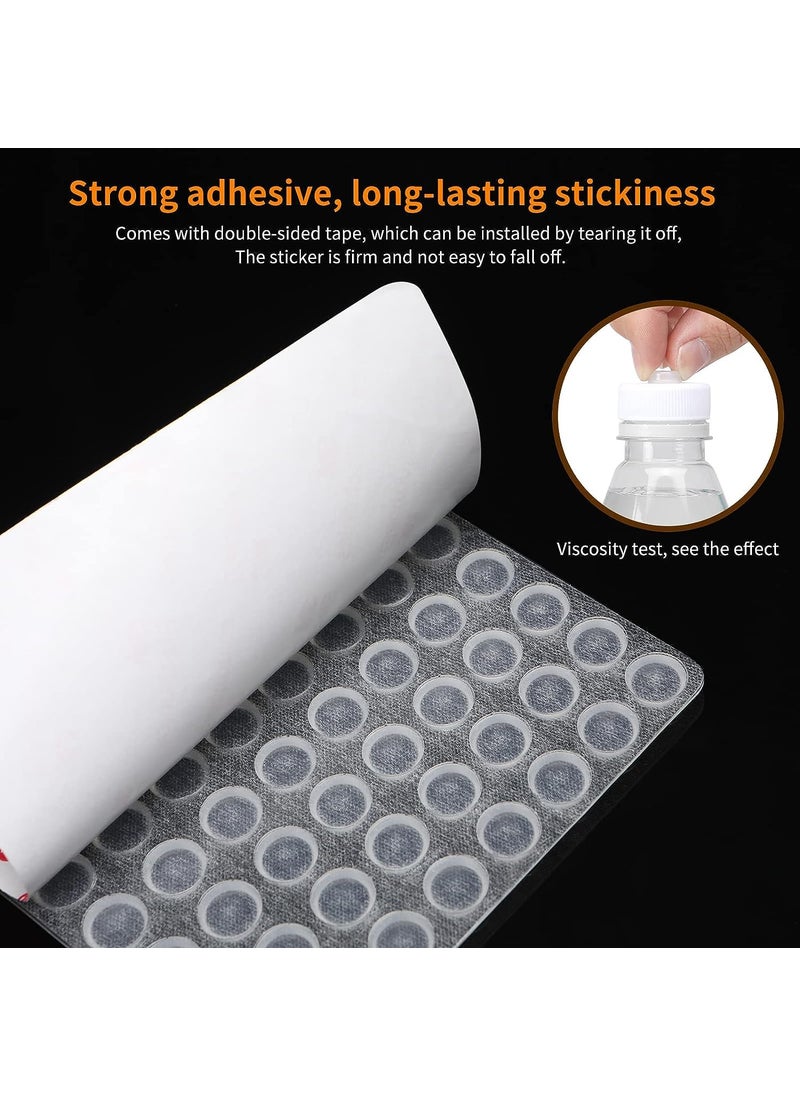 Wrixty Wrixty Clear Cabinet Door Bumpers Rubber Bumpers Self Adhesive Sound Dampening Cabinet Stoppers for Kitchen Cabinet Picture Frame Cupboard Drawer Transparent 100 PCS  - Image 5