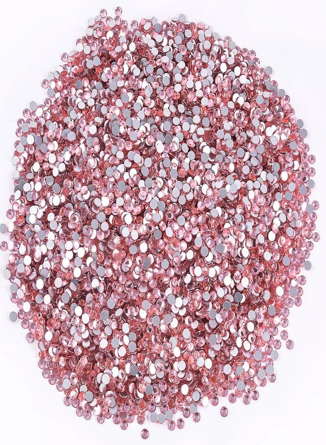 Blinginbox 1440 Pieces SS16/3.8-4mm Flat Back Crystal Rhinestones Round Gems for Nail Art,Peach Pink - Image 4