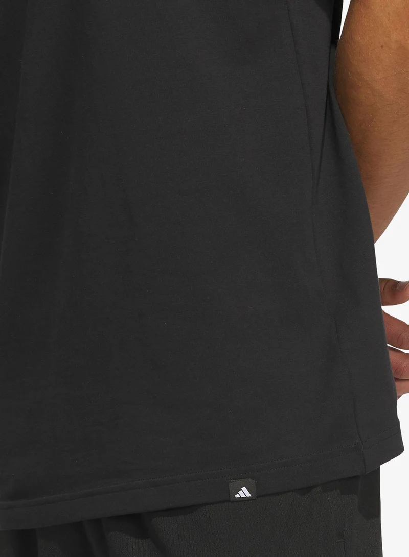 Adidas BLACK Millennium Graphic T-Shirt for Men | Best Price UAE