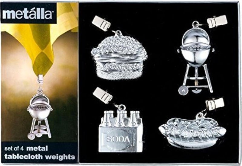 PRODYNE Prodyne barBQ Tablecloth Weights Set of 4 