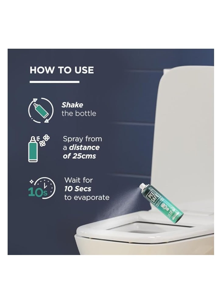 PEESAFE - pEEsAFE PEE SAFE Toilet Seat Sanitizer Mint Spray, 75 ml - Image 1