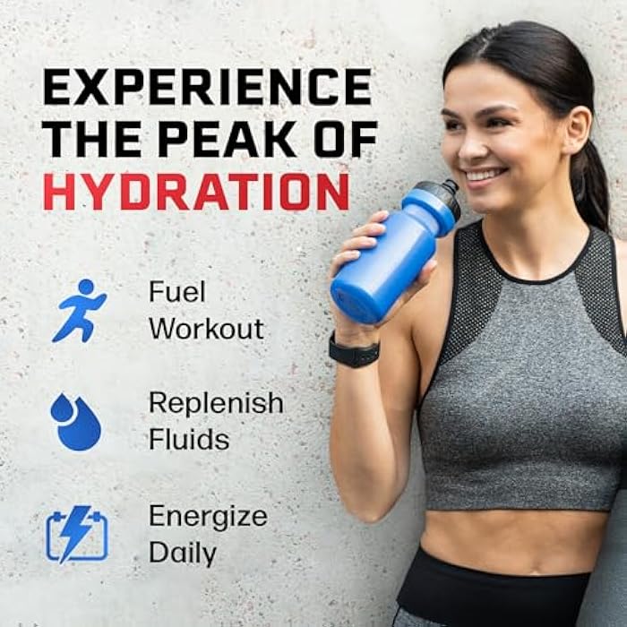 Juicy Mixes PeakH20 Electrolytes Powder Hydration Packets | Ice Pop | 72 Servings | Sugar Free Water Flavor Packets for Workout Recovery - Image 2