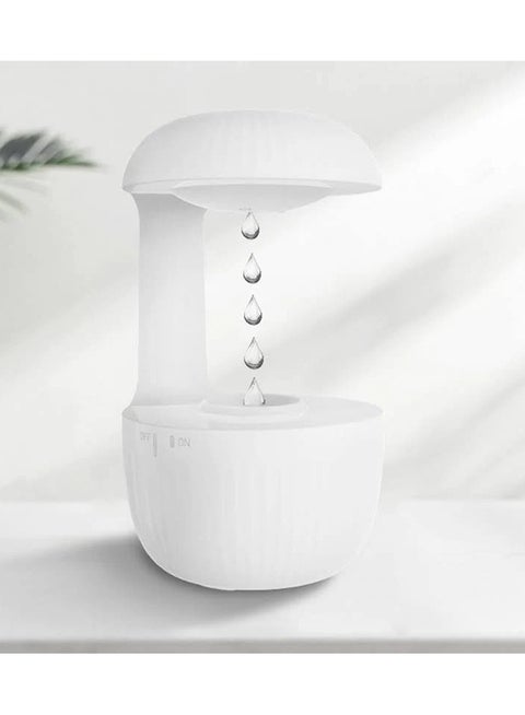 Humidifier for Bedroom and Office Ultrasonic Cool Mist with Levitating Water Drop, Energy Saving Light and Dual Modes