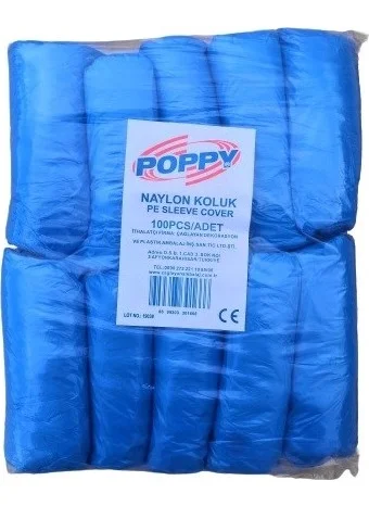 Poppy Pe Blue Nylon Sleeves 100pcs 185gr