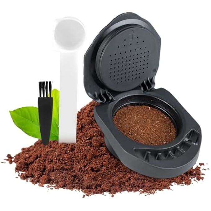 Bukela Reusable Capsule Adapter Fit For Dolce Gusto Coffee Capsule Filter Cup Converter Adapter With 41Mm Tamper Compatiable For Piccolo XsEdg 305Edg 606SGenio S - Image 1
