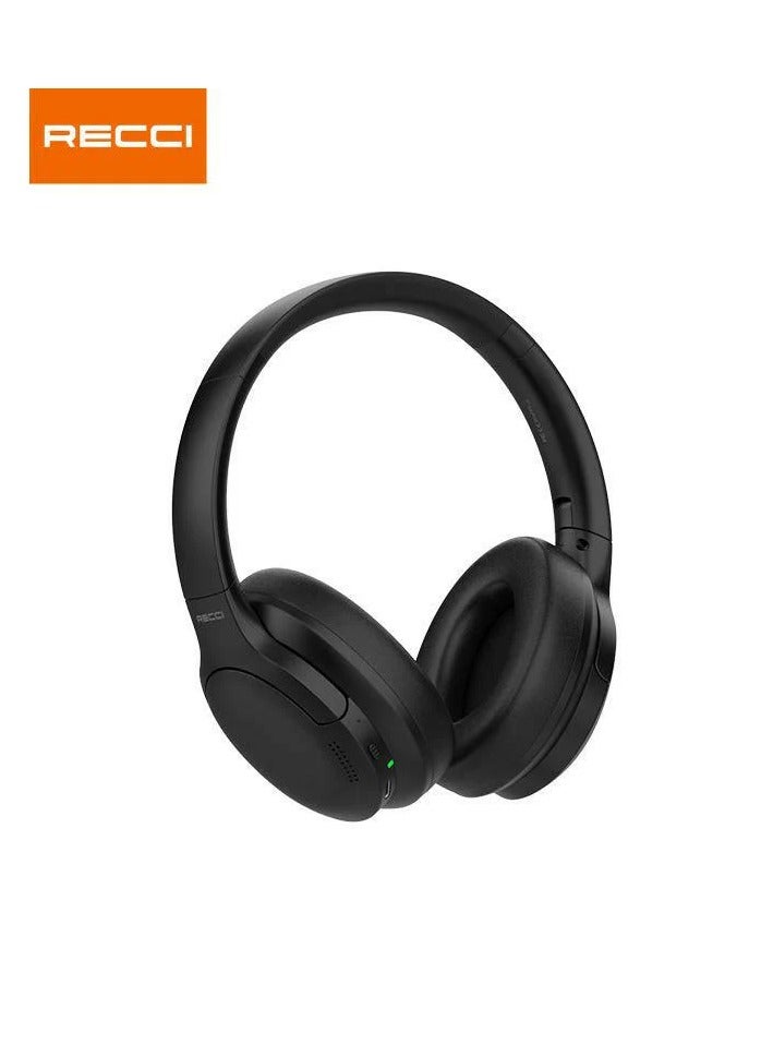 RECCI REP-W59 Baron Series Wireless Headset, Black - Image 2