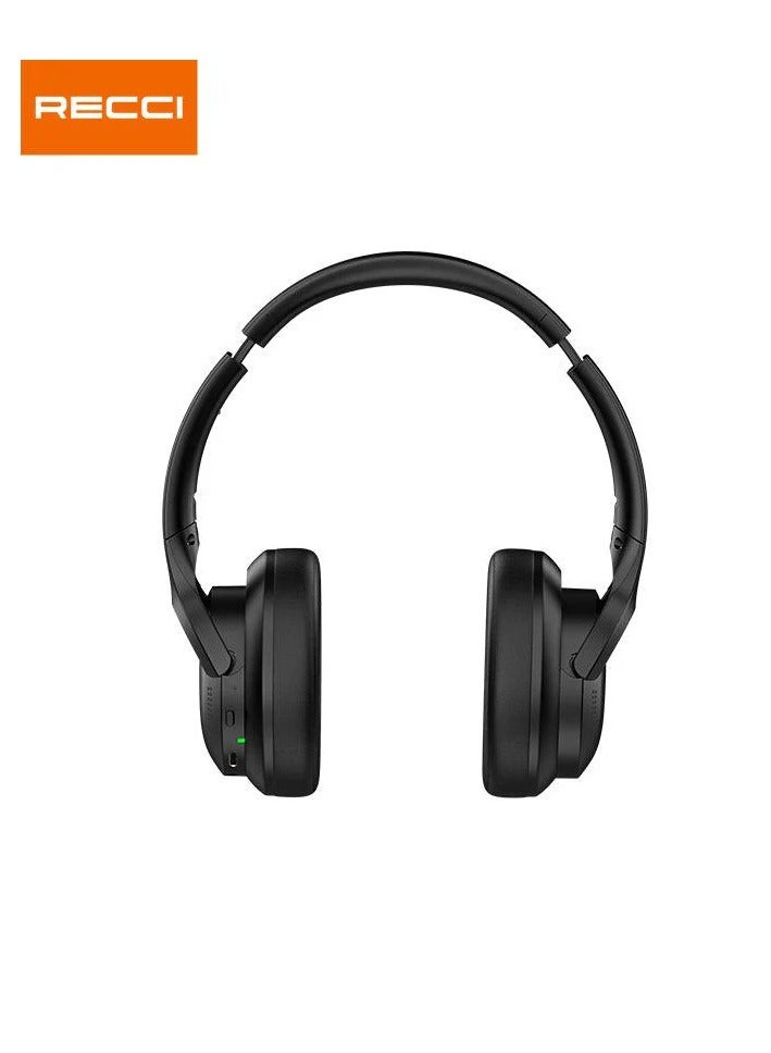 RECCI REP-W59 Baron Series Wireless Headset, Black - Image 3