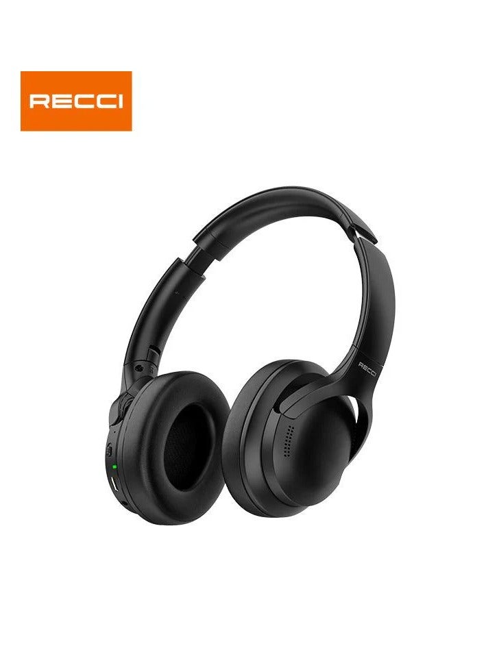 RECCI REP-W59 Baron Series Wireless Headset, Black - Image 4